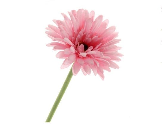 Artificial Gerbera Flowers Pink Faux Flowers, Fake Gerbera, Gerbera Daisy Flowers, Silk Spring Wedding.  Pink Flowers Gift for Her.
