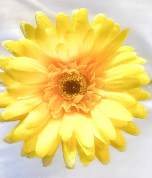 Artificial Gerbera Flowers Yellow Faux Flowers, Fake Gerbera, Gerbera Daisy Flowers, Silk Spring Wedding. Yellow Flowers, Gift for Her.