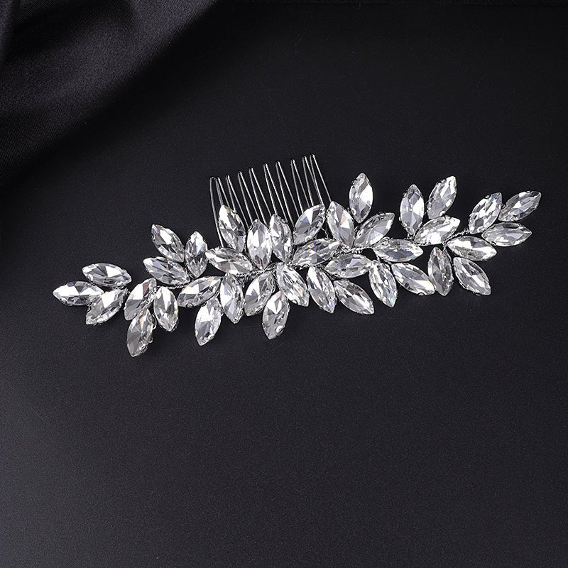 Bridal Wedding Hair Accessories Crystal Hair Comb / Vine Bridesmaid Hair Accessory Crystal Hair Piece Silver