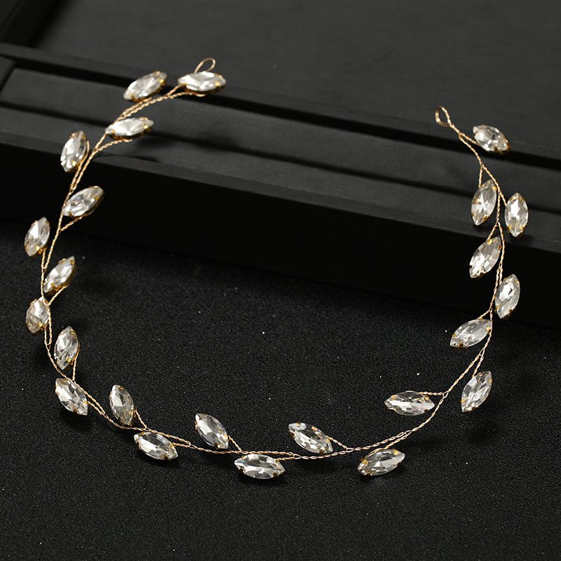 Wedding Hair Accessories Crystal Hair Piece Hair Vine Bridal Tiara, Bridesmaid Hair Jewellery Silver, Gold or Rose Gold