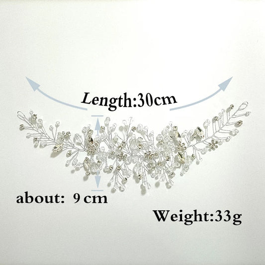 Crystal Bridal Wedding Hair Accessories Bridal Wedding Hair Vine/ Piece Bride or Bridesmaid Wedding Hair Accessory. Hair Jewellery