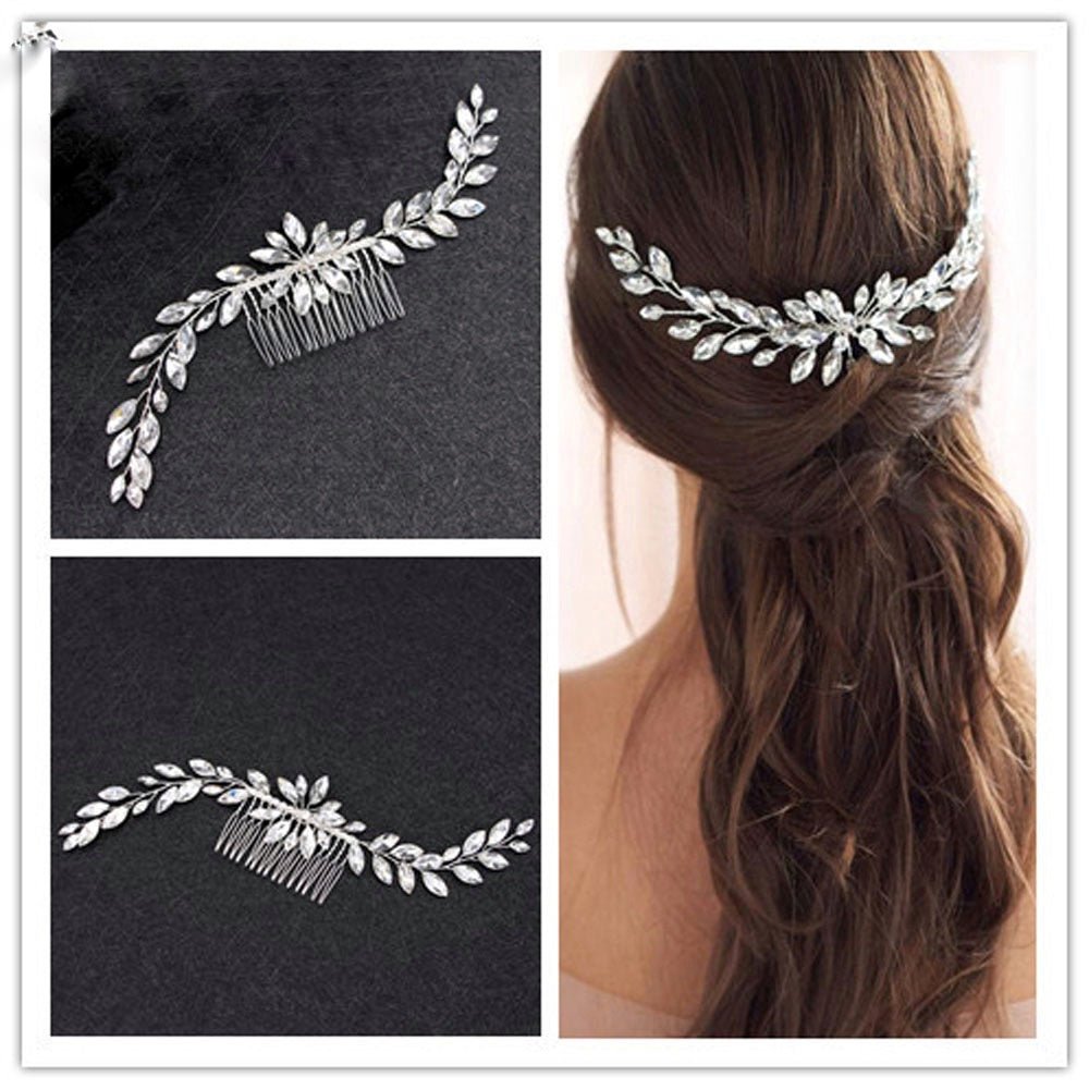 Crystal Bridal Wedding Hair Jewellery Bridal Wedding Hair Accessories Hair Vine/ Comb with Crystal Diamante Bridesmaid Wedding Hair