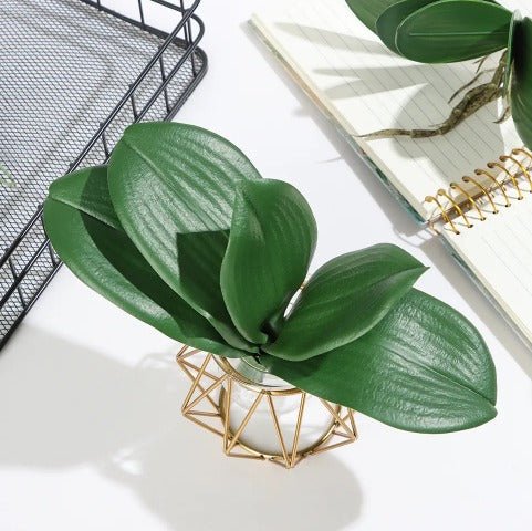 Orchid Leaves, Artificial Orchid Leaves, Real Touch Orchids. Make Your Own Orchid Plant. Realistic Orchid Leaves for Orchid Flowers