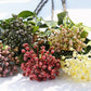Artificial Berries, Fruit Berries with Leaves, 2 Heads Pink Berries. Artificial Flowers Arranging. Pink Flowers Faux Berry Christmas Flowers