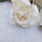 Artificial Cream Roses, Real Touch White Roses, Artificial Flowers, White Flowers, Silk Faux Flowers, Wedding Flowers, Flowers Gift for Her