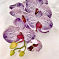 Artificial Orchid Flower, Gift for Her, Real Look Orchids, Purple Striped Orchid Stem, Phalaenopsis, Faux Orchid Flower