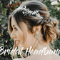 Bridal Headpiece, Bridal Tiara Headband, Bridal Wedding Hair Accessories -Crystal Diamante and Pearl