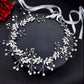 Bridal Headpiece, Bridal Tiara Headband, Bridal Wedding Hair Accessories -Crystal Diamante and Pearl