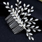 Bridal Wedding Hair Accessories Crystal Hair Comb in Silver or Gold Hair Vine Bridesmaid Prom Hair Accessory
