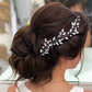 Wedding Hair Accessories Crystal Tiara Hairpiece Hair Vine in Silver Bridesmaid's Hair Accessory, Prom Accessory (S482)