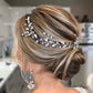 Wedding Hair Tiara Silver Crystal Hair Vine Hairpiece Bridal Hair Accessories Bridesmaid Accessory