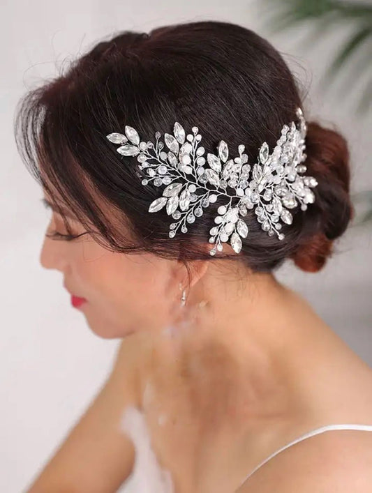 Crystal Bridal Wedding Hair Accessories Bridal Hair Vine Hairpiece Bride or Bridesmaid Wedding Hair Jewellery