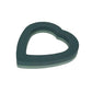 Floral Foam Heart Wreath Flower Oasis Foam 15" - Open & Closed Heart for Flower Arranging, Funeral & Grave Flowers