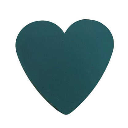 Floral Foam Heart Wreath Flower Oasis Foam 15" - Open & Closed Heart for Flower Arranging, Funeral & Grave Flowers