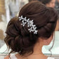 Flower Girl Crystal Hair Comb in Silver Hair Vine Bridesmaid Hair Accessory Wedding Hair Prom Accessory S477